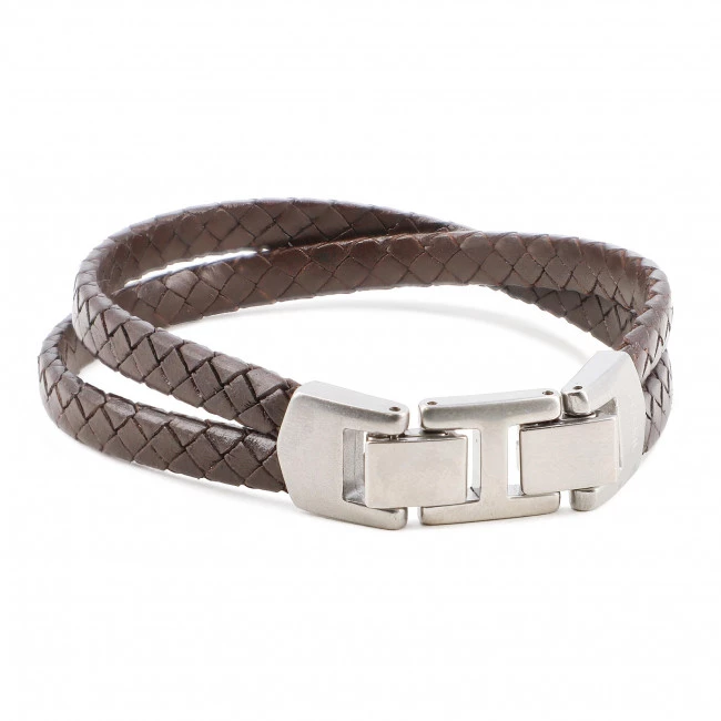 Bijoux Et Décorations Bracelet Fossil - Leather Essentials JF03685040 Brown Marron 3 Bijoux Et Décorations Bracelet Fossil - Leather Essentials JF03685040 Brown Marron