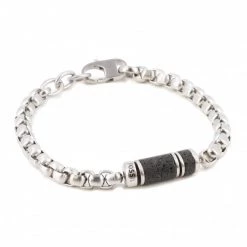 Bijoux Et Décorations Bracelet FOSSIL - Caravan JF03687040 Silver Argent