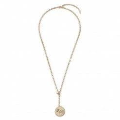 Bijoux Et Décorations Collier Fossil - Georgia Vintage Flower JF04014710 Gold Or