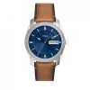 Montres Montre FOSSIL - Machine FS5920 Brown Marron, Bleu Marine