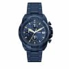 Montres Montre Fossil - Bronson FS5916 Navy/Navy Bleu Marine -Joop! Soldes Boutique 01 4064092131444 az