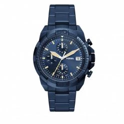 Montres Montre Fossil - Bronson FS5916 Navy/Navy Bleu Marine