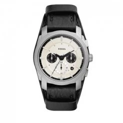 Montres Montre Fossil - Machine Chronograph FS5921 Black/Silver Noir