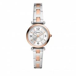Montres Montre Fossil - Carlie Three ES5201 Silver/Rose Gold Argent