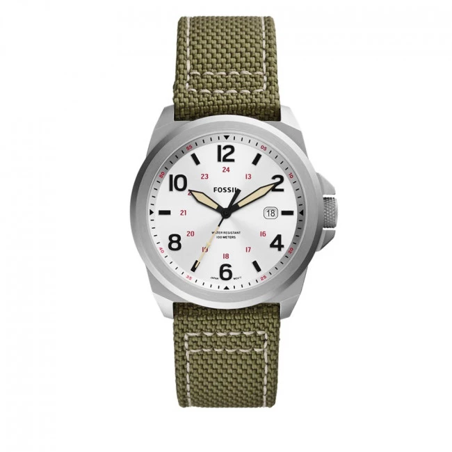 Montres Montre Fossil - Bronson FS5918 Green/Silver Vert 3 Montres Montre Fossil - Bronson FS5918 Green/Silver Vert