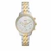 Montres Montre Fossil - Neutro Chrono ES5216 Silver/Gold Argent