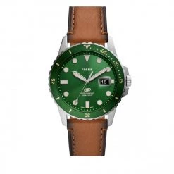 Montres Montre Fossil - Blue FS5946 Brown/Silver Marron, Argent