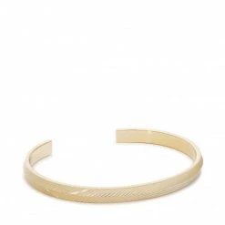 Bijoux Et Décorations Bracelet FOSSIL - Linear Texture JF04117710 Gold Or