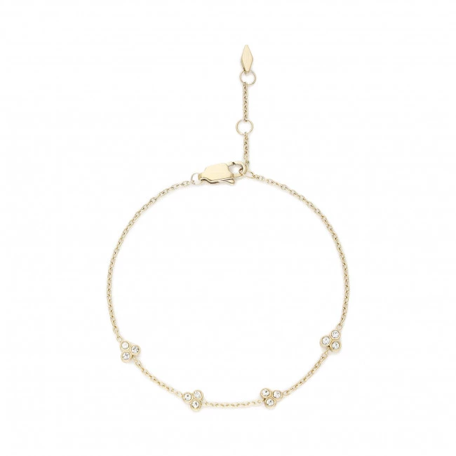 Bijoux Et Décorations Bracelet Fossil - Trio Glitz JF04112710 Gold Or 4 Bijoux Et Décorations Bracelet Fossil - Trio Glitz JF04112710 Gold Or – Image 2