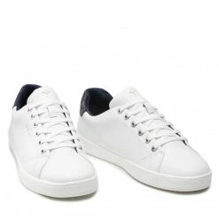 Homme Sneakers JOOP! - Cortina Fine 4140006375 Darkblue 402 Blanc -Joop! Soldes Boutique 05 0000300651865 st
