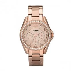 Montres Montre FOSSIL - Riley ES2811 Rose Gold/Rose Rose