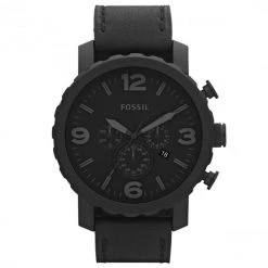 Montres Montre FOSSIL - Nate JR1354 Black/Black Noir