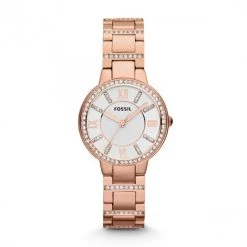 Montres Montre FOSSIL - Virginia ES3284 Rose Gold/Silver Rose