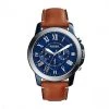 Montres Montre Fossil - Grant FS5151 Light Brown/Blue Marron -Joop! Soldes Boutique 4053858602526