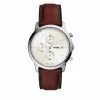 Montres Montre Fossil - Minimalist Chronograph FS5849 Brown/Silver Marron, Argent 1 Montres Montre Fossil - Minimalist Chronograph FS5849 Brown/Silver Marron, Argent -Joop! Soldes Boutique 4064092079586 fs5849 main