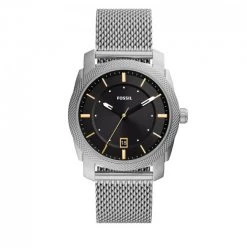 Montres Montre FOSSIL - Machine FS5883 Silver/Black Noir, Argent