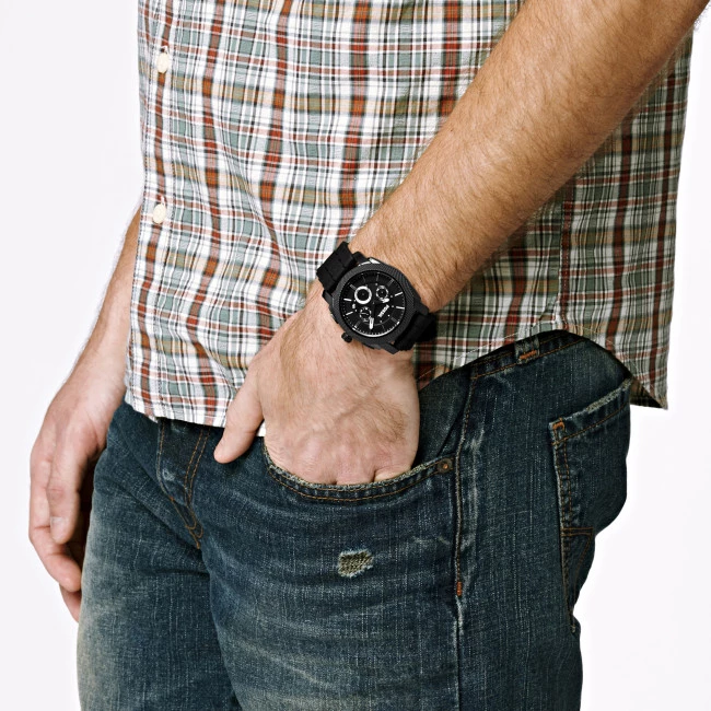 Montres Montre FOSSIL - Machine FS4487 Black/Black Noir 6 Montres Montre FOSSIL - Machine FS4487 Black/Black Noir – Image 4