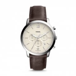 Montres Montre FOSSIL - Neutra Chrono FS5380 Brown/Silver Marron