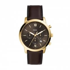 Montres Montre Fossil - Neutra Chrono FS5763 Brown/Gold Marron