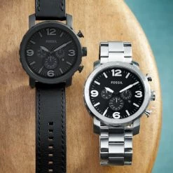 Montres Montre FOSSIL - Nate JR1354 Black/Black Noir -Joop! Soldes Boutique jr1354 3 4051432547416